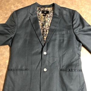 H&M light blue blazer 44R